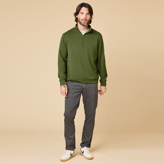Take 10 Men's DreamTech 1/4 Zip in Olive