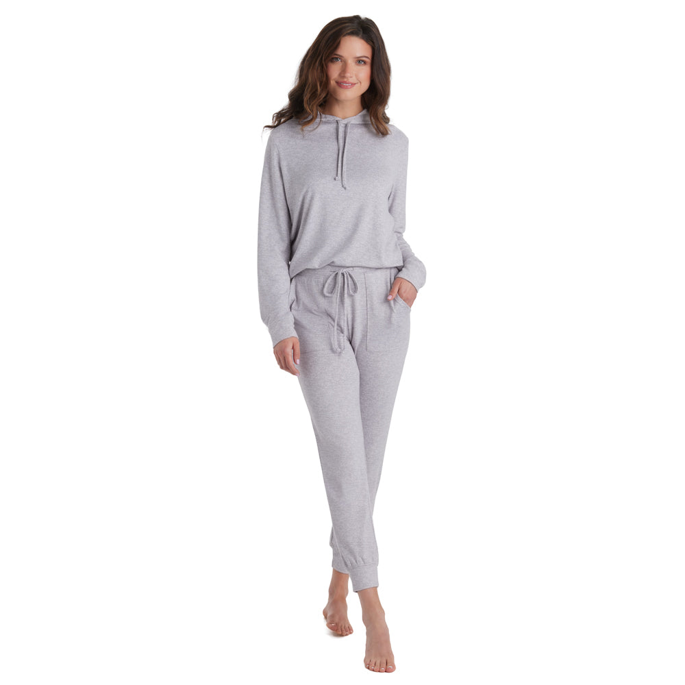 Ultra-Dream Hooded Jogger Set Heather Grey