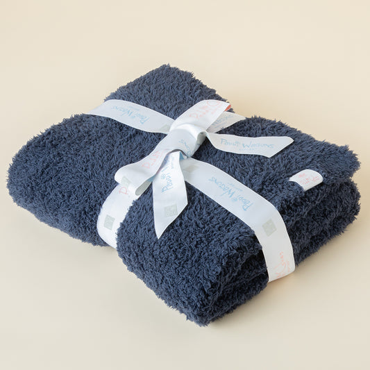 Ultra-Lite Marshmallow 30" x 40" Baby Blanket in Midnight
