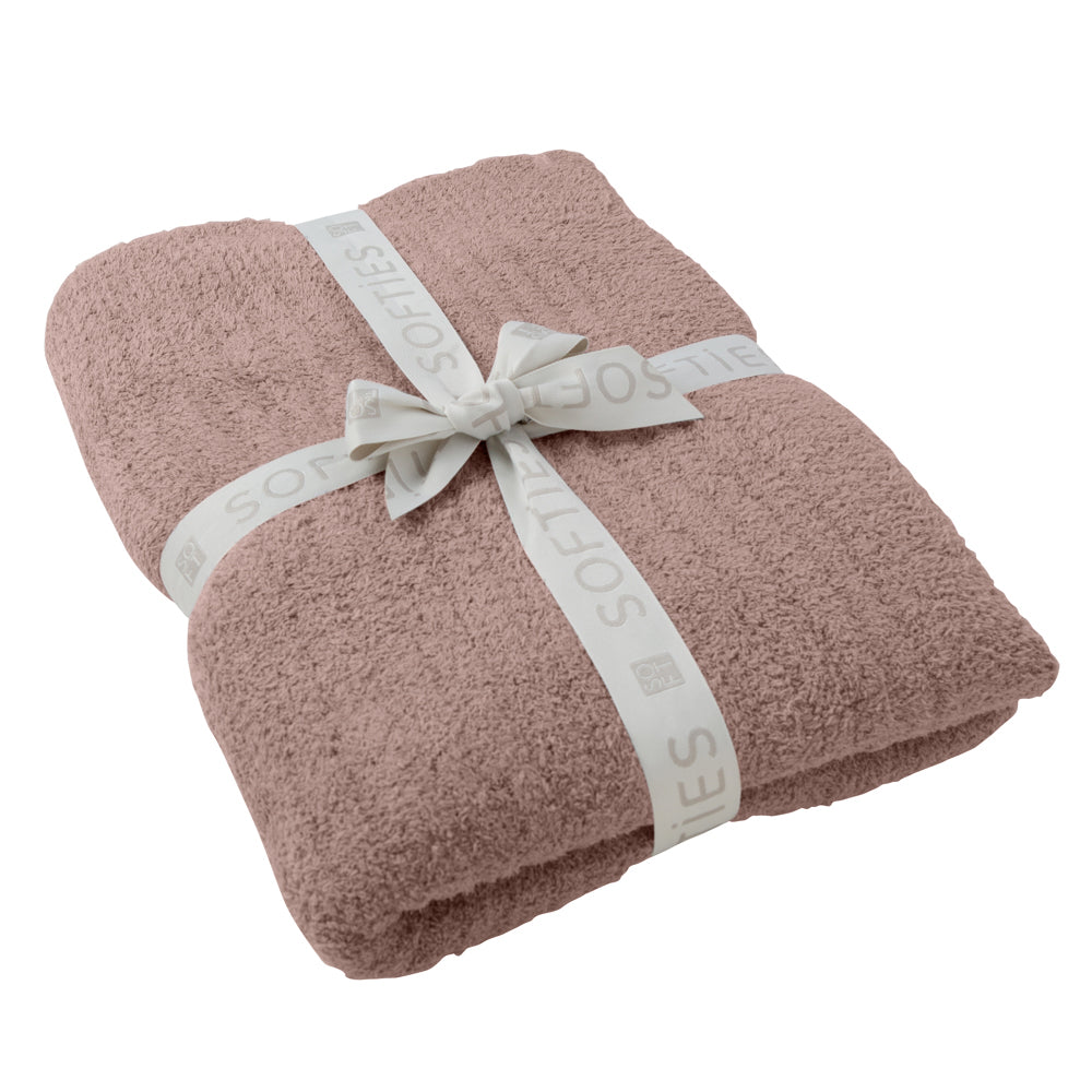 50" x 70" Solid Rib Marshmallow Blanket Coco
