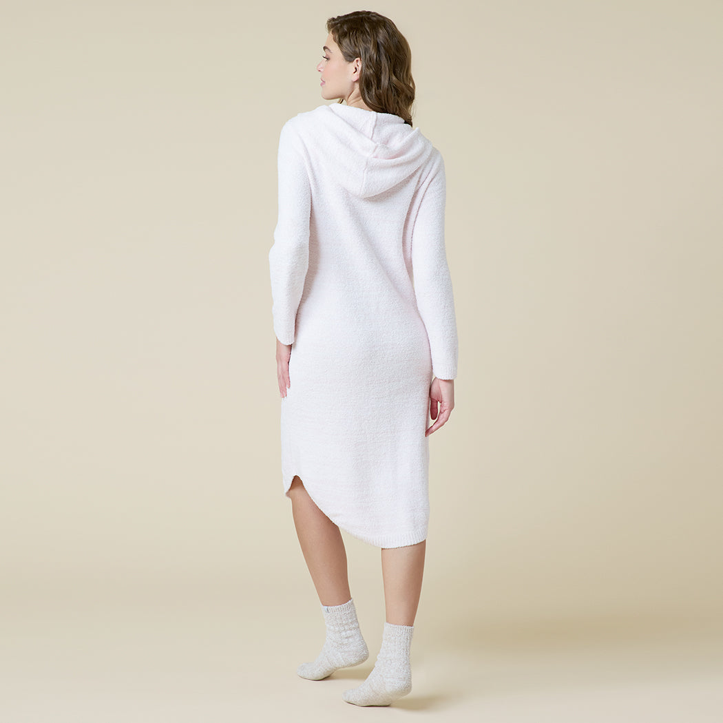 42" Marshmallow Hooded Lounger Heather Blush Pink