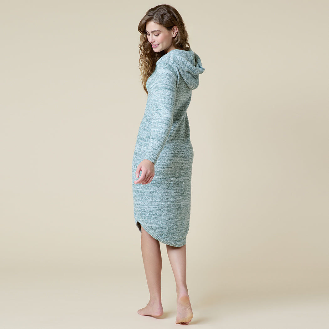 42" Marshmallow Hooded Lounger Heather Dusty Green