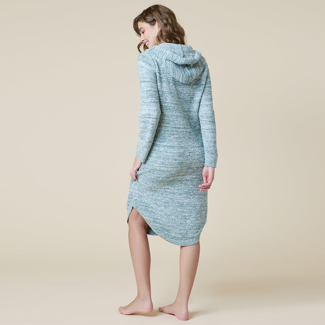 42" Marshmallow Hooded Lounger Heather Dusty Green