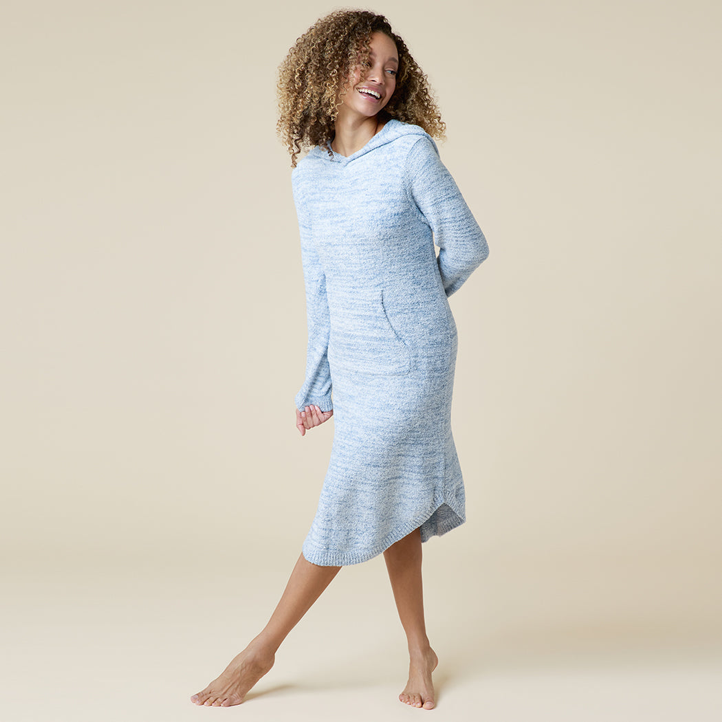 42" Marshmallow Hooded Lounger Heather Spring Lake