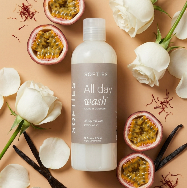 Softies x The Fill All Day Wash™ Laundry Detergent