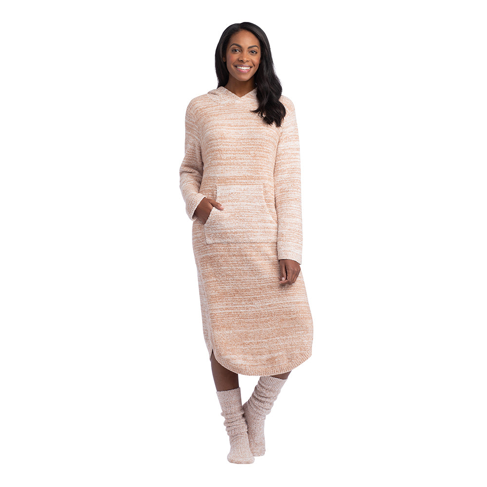 42" Marshmallow Hooded Lounger Heather Birch