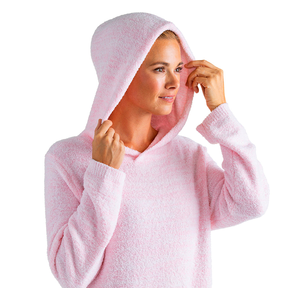 42" Marshmallow Hooded Lounger Light Pink