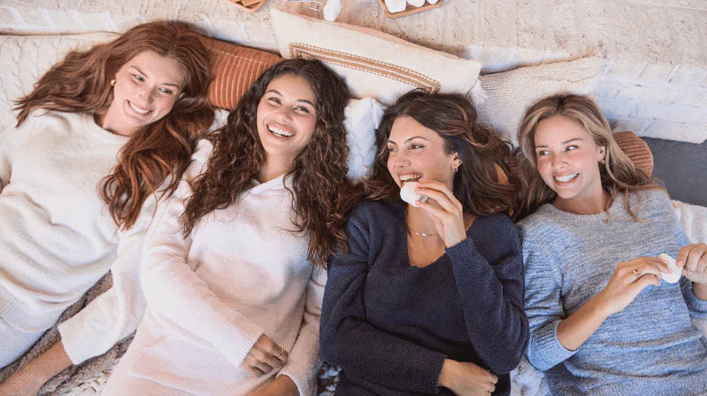 Image of bachelorette pajama party