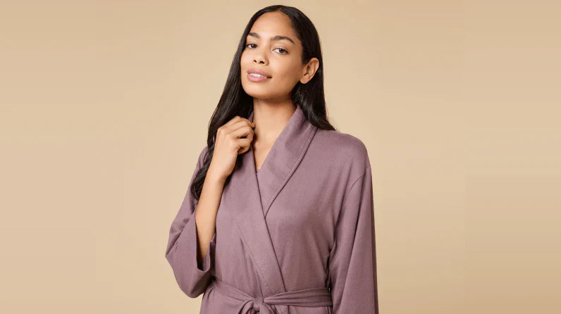 Image of woman i luxury robe