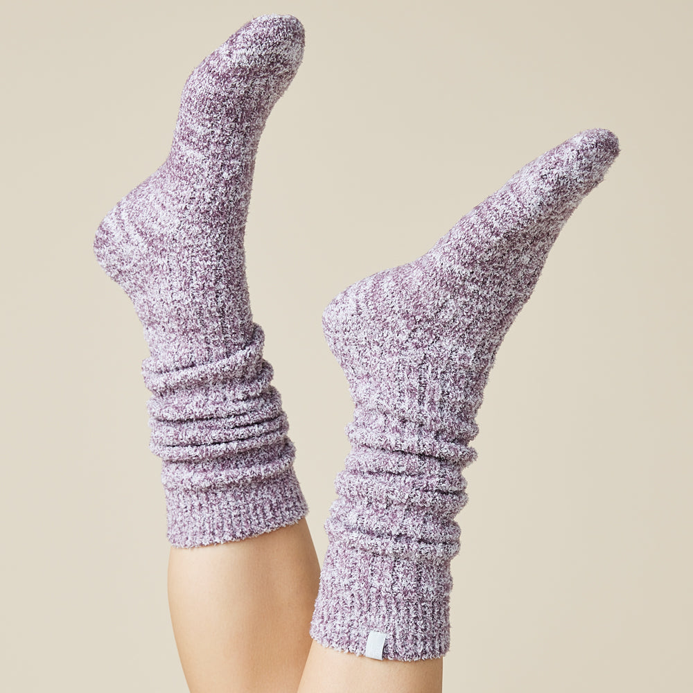 Marshmallow Slouch Socks Heather Driftwood