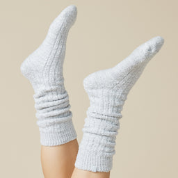 Marshmallow Slouch Socks 