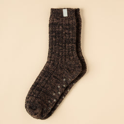 Marshmallow Crew Socks Marshmallow Crew Socks in Dark Heather Espresso