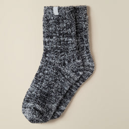 Marshmallow Crew Socks Marshmallow Crew Socks in Heather Black