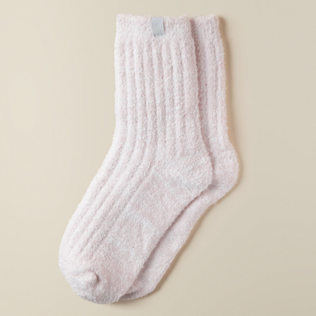 Marshmallow Crew Socks Marshmallow Crew Socks in Heather Blush Pink