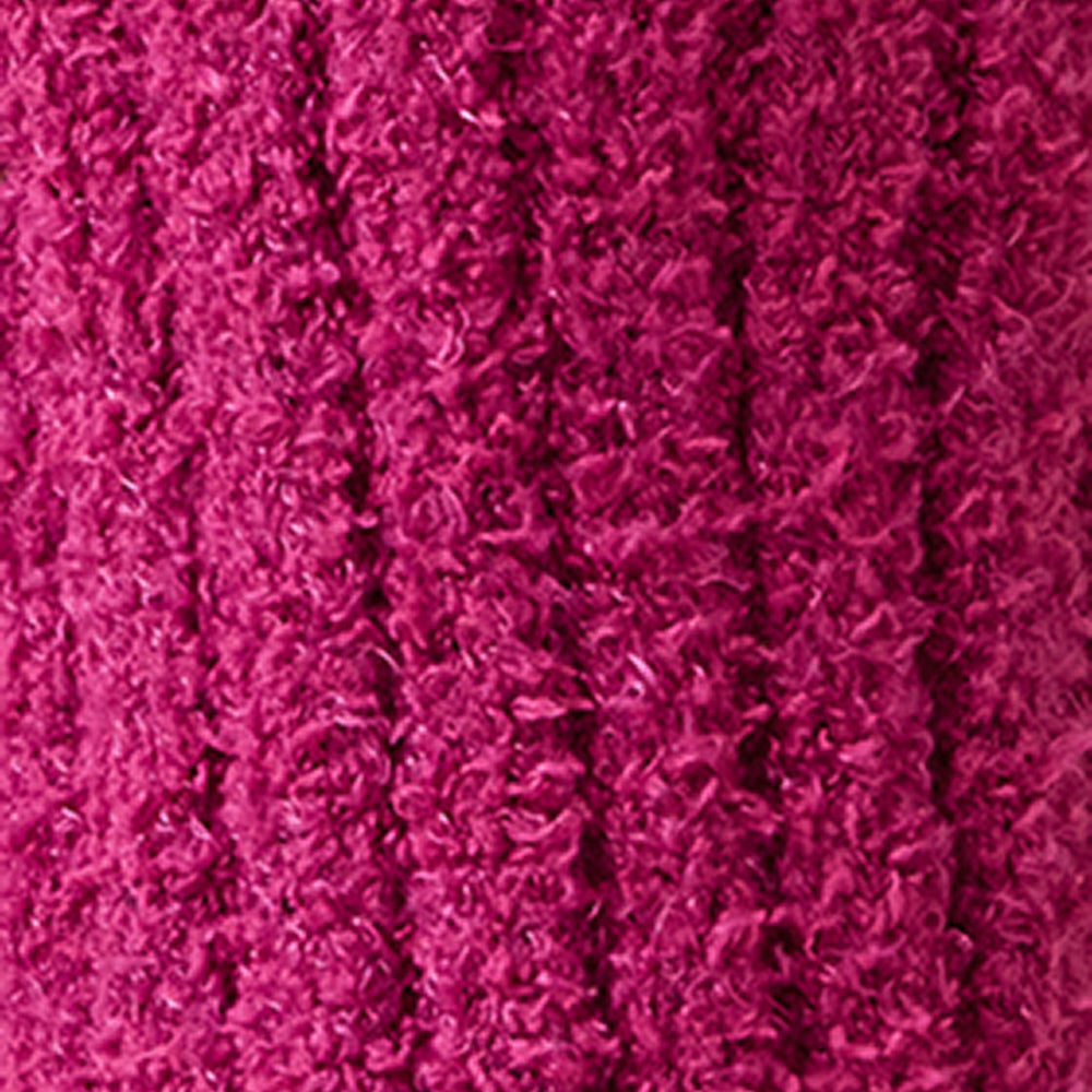 Slouchy Marshmallow Socks in Heather Magenta
