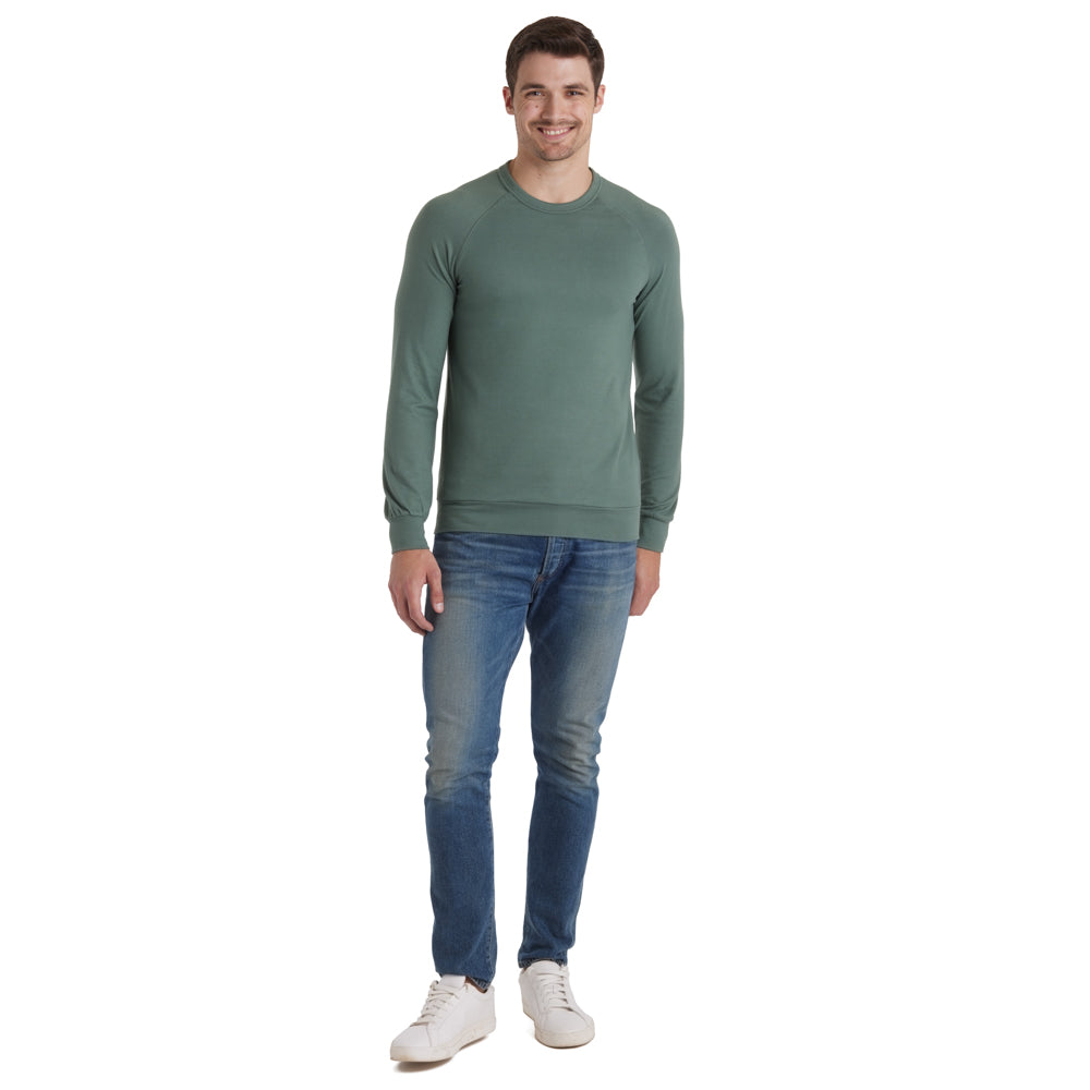 Take 10 Men's Ultra-Dream Crew Neck Sweater Dusty Green