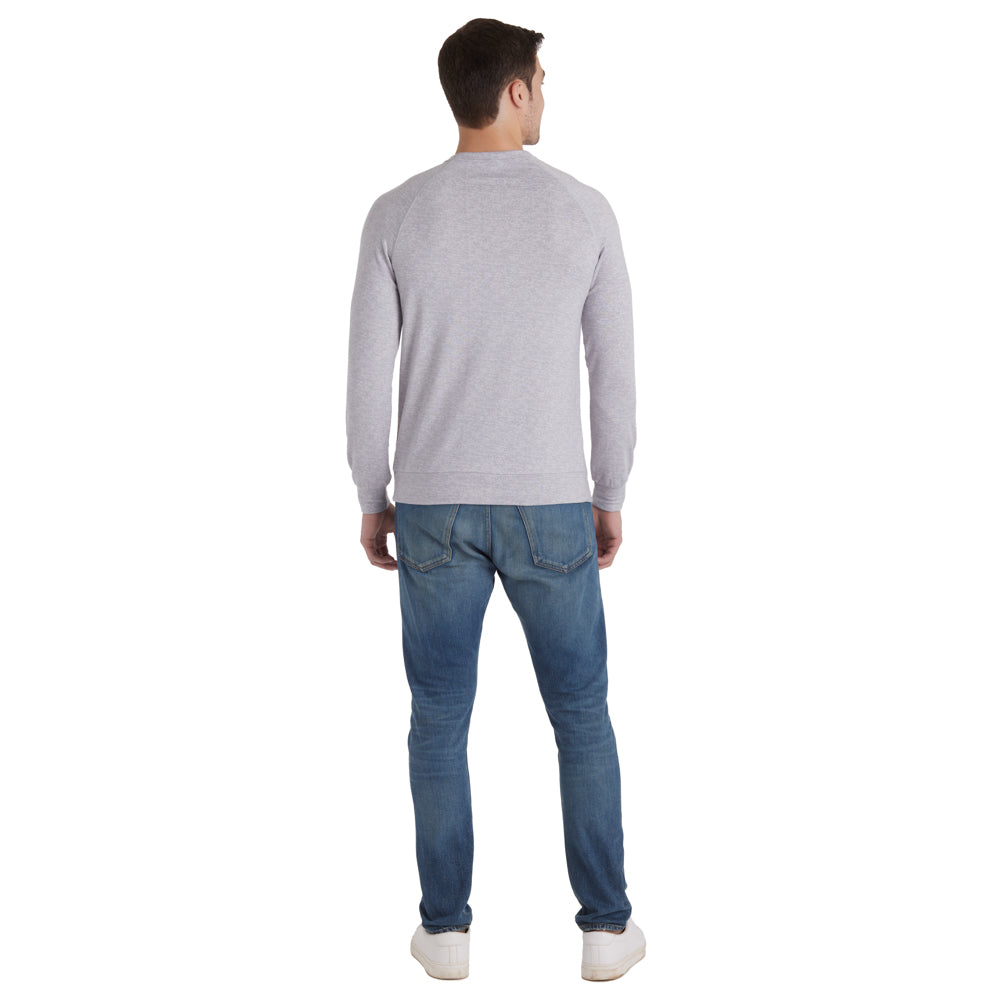 Take 10 Men's Ultra-Dream Crew Neck Sweater Heather Grey