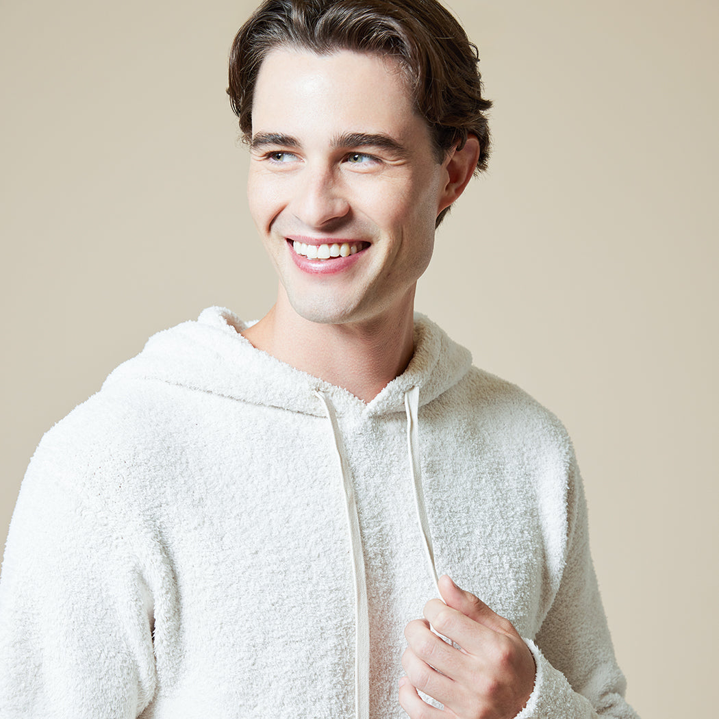 Take Ten Men's Solid Marshmallow Hoodie Take Ten Men's Solid Marshmallow Hoodie in Almond
