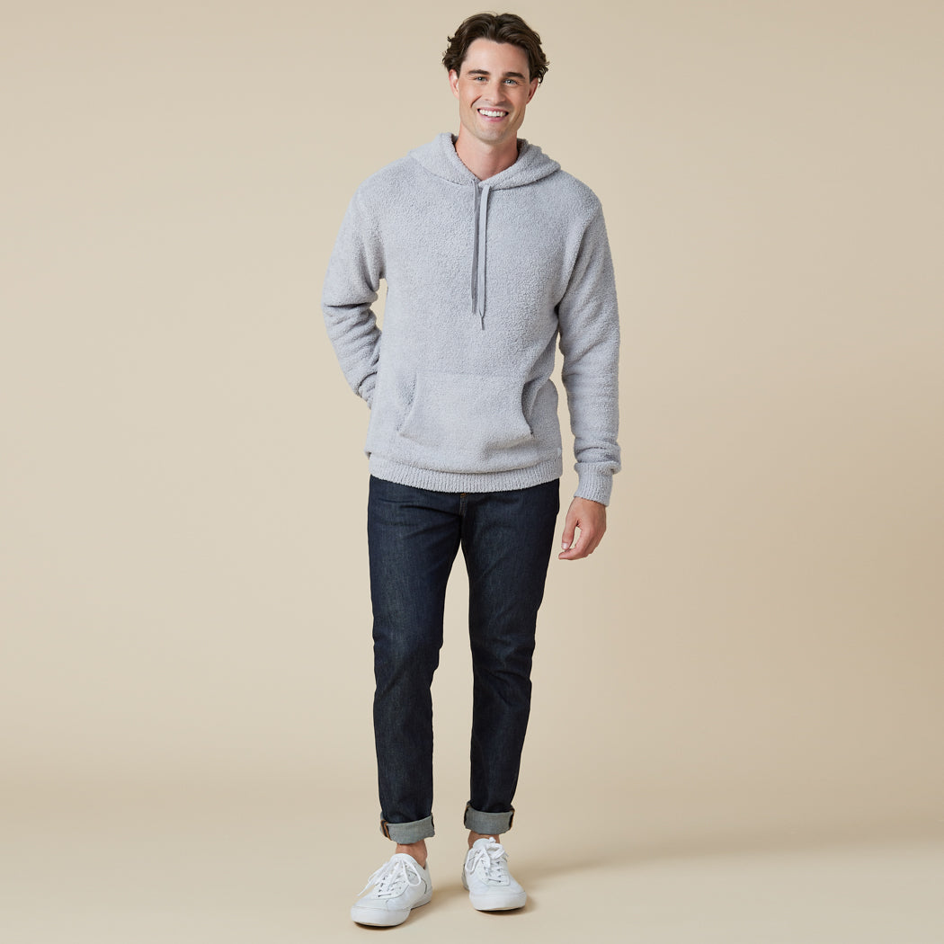 Take Ten Men's Solid Marshmallow Hoodie Take Ten Men's Solid Marshmallow Hoodie in Grey