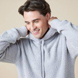 Take Ten Men's Solid Marshmallow Hoodie Take Ten Men's Solid Marshmallow Hoodie in Grey