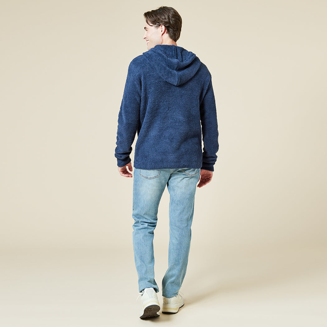 Take Ten Men's Solid Marshmallow Hoodie Take Ten Men's Solid Marshmallow Hoodie in Midnight