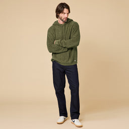 Take Ten Men's Solid Marshmallow Hoodie Take Ten Men's Solid Marshmallow Hoodie in Olive