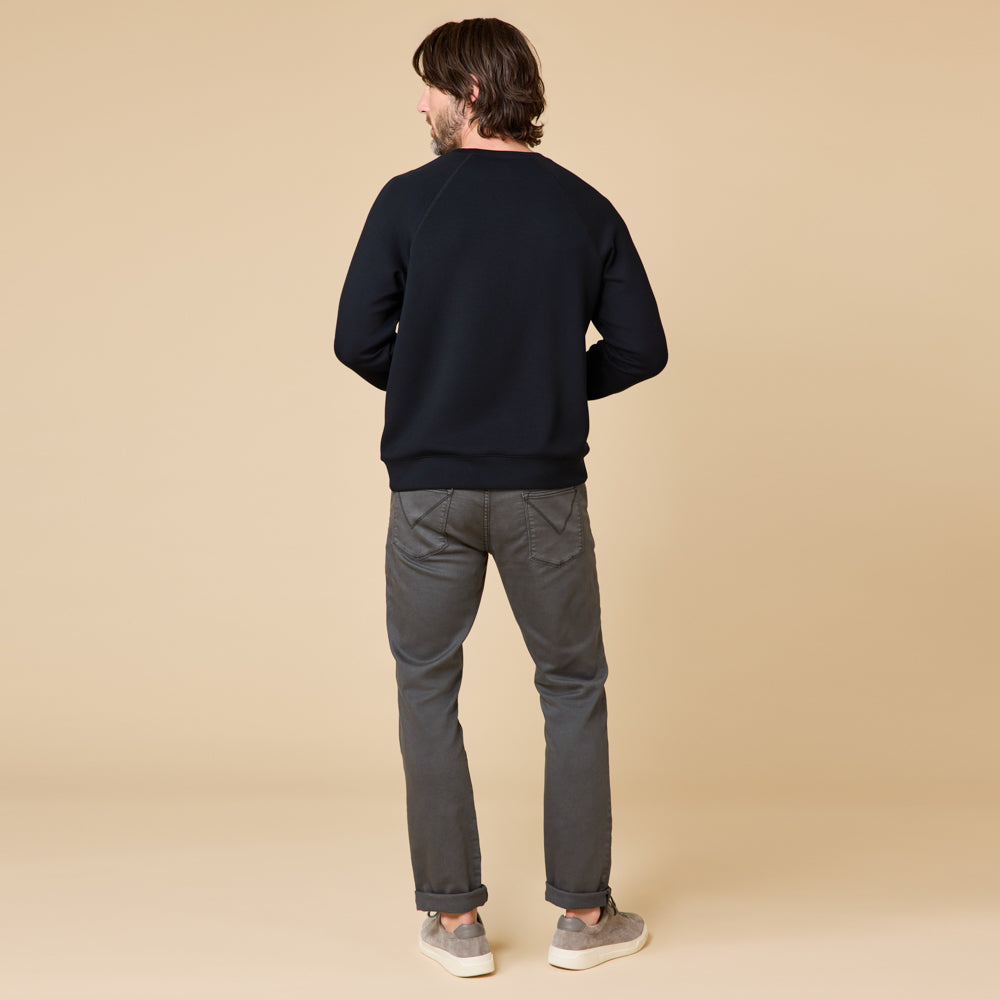 Take 10 Men's DreamTech Raglan Crew Neck Black