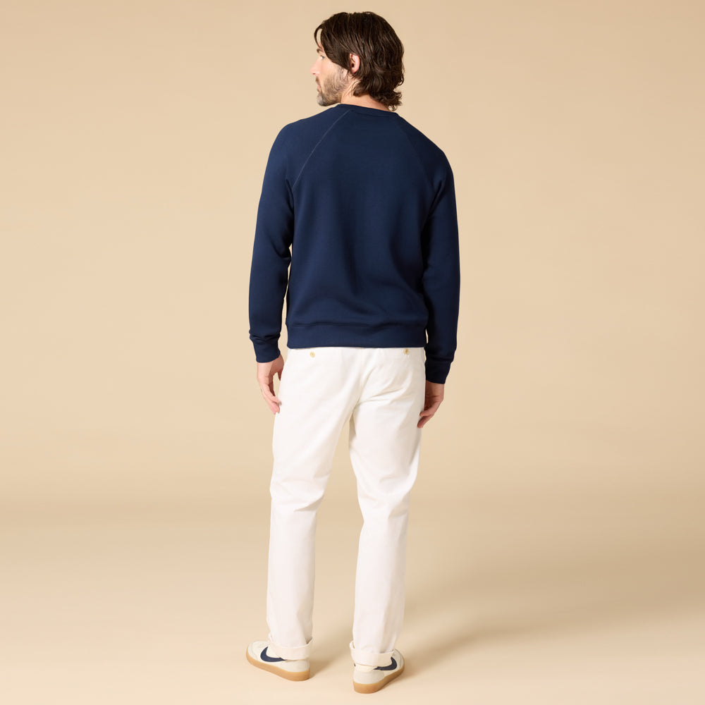 Take 10 Men's DreamTech Raglan Crew Neck Midnight