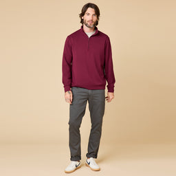 Take 10 Men's DreamTech 1/4 Zip Take 10 Men's DreamTech 1/4 Zip in Cherry Cola
