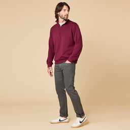 Take 10 Men's DreamTech 1/4 Zip Take 10 Men's DreamTech 1/4 Zip in Cherry Cola