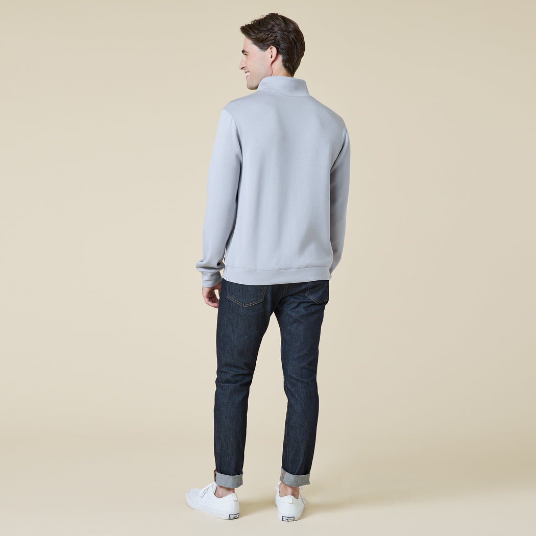 Take 10 Men's DreamTech 1/4 Zip Take 10 Men's DreamTech 1/4 Zip in Grey
