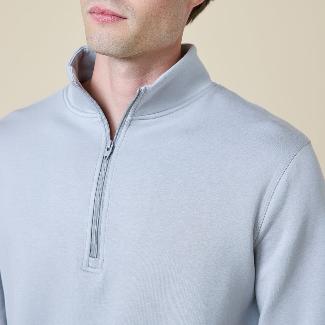 Take 10 Men's DreamTech 1/4 Zip Take 10 Men's DreamTech 1/4 Zip in Grey