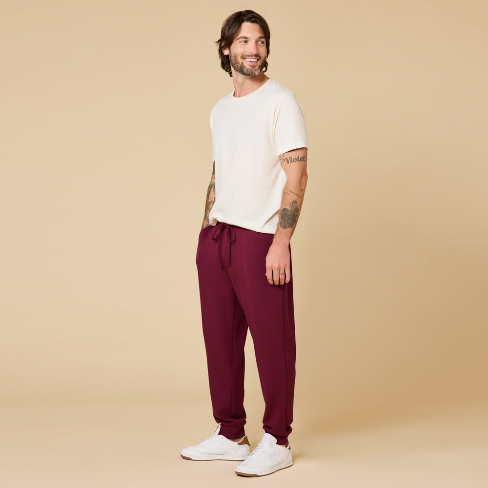Take 10 Men's DreamTech Jogger Cherry Cola