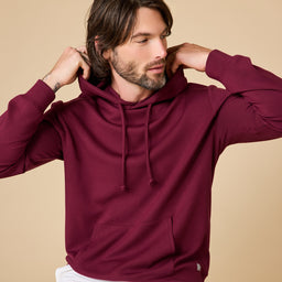 Take 10 Men's DreamTech Hoodie Take 10 Men's DreamTech Hoodie in Cherry Cola