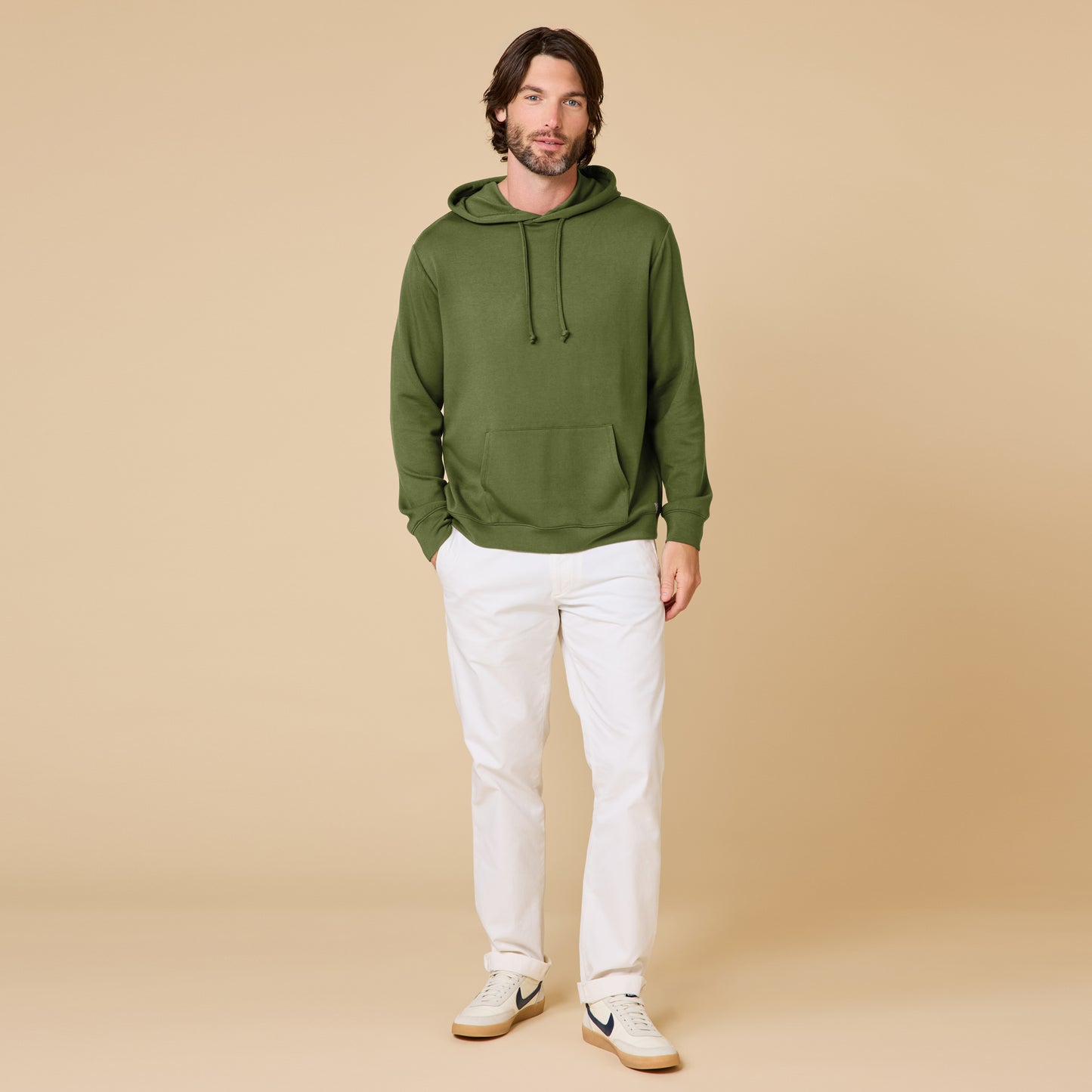 Take 10 Men's DreamTech Hoodie in Olive