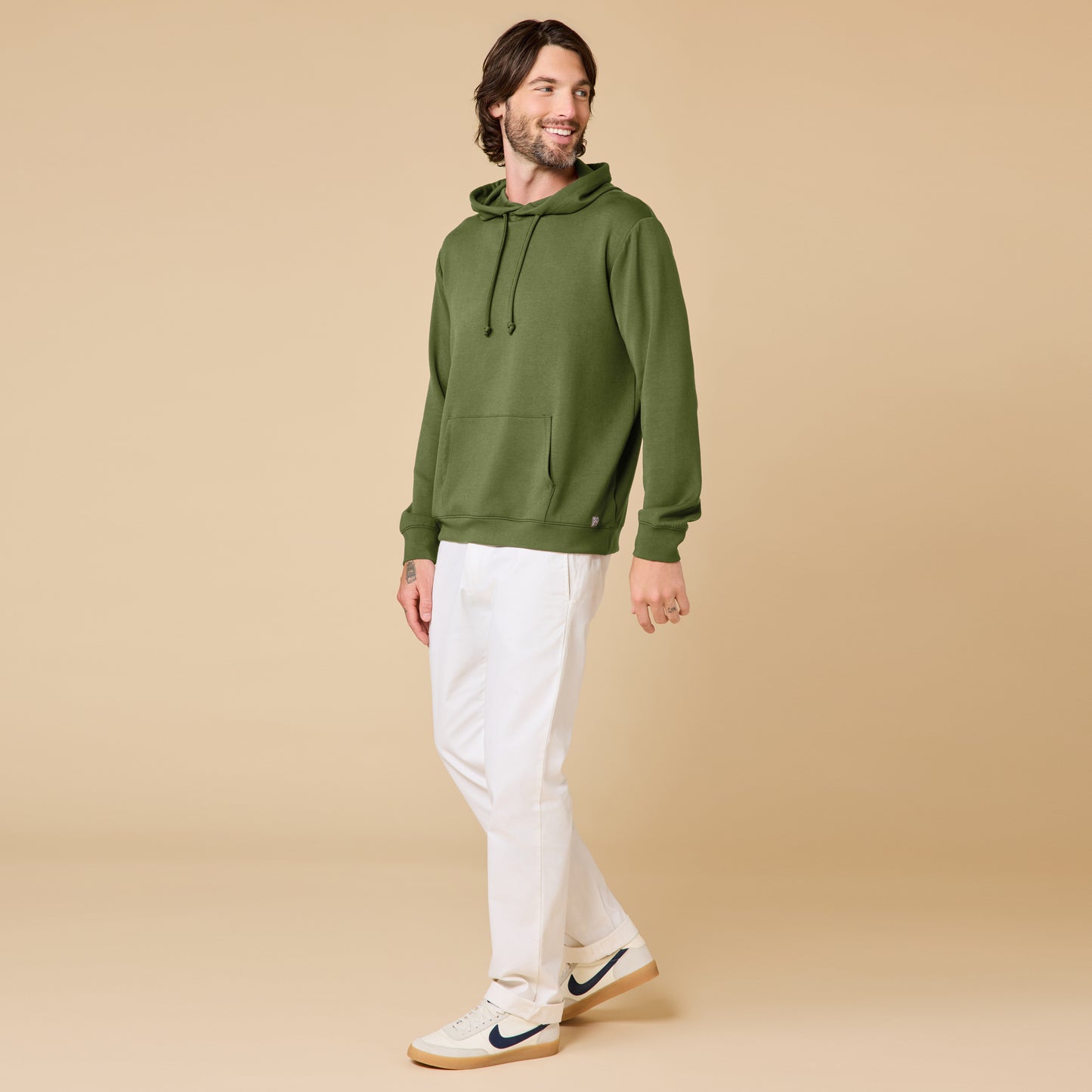 Take 10 Men's DreamTech Hoodie in Olive