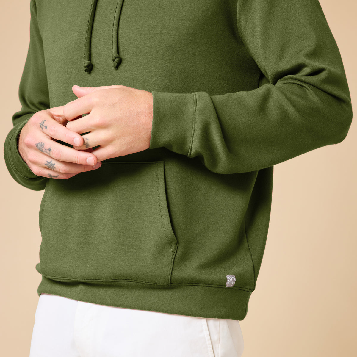 Take 10 Men's DreamTech Hoodie Take 10 Men's DreamTech Hoodie in Olive