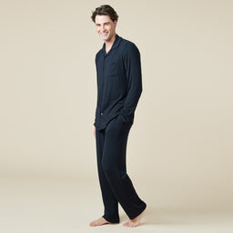 Take 10 Men's Notch Collar PJ Take 10 Men's Notch Collar PJ in Black