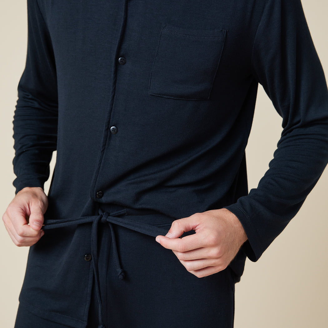 Take 10 Men's Notch Collar PJ Take 10 Men's Notch Collar PJ in Black