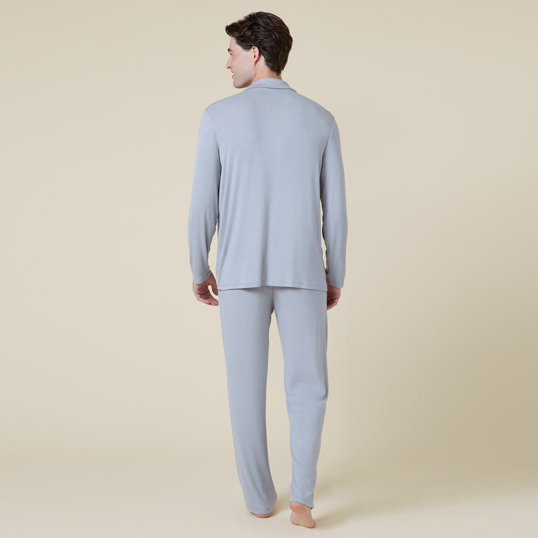Take 10 Men's Notch Collar PJ Take 10 Men's Notch Collar PJ in Grey