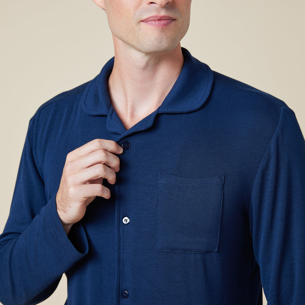 Take 10 Men's Notch Collar PJ Take 10 Men's Notch Collar PJ in Midnight