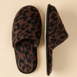 Marshmallow Leopard Slippers 