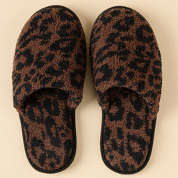 Marshmallow Leopard Slippers Marshmallow Leopard Slippers in Wild Espresso
