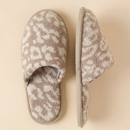 Marshmallow Leopard Slippers Marshmallow Leopard Slippers in Wild Almond