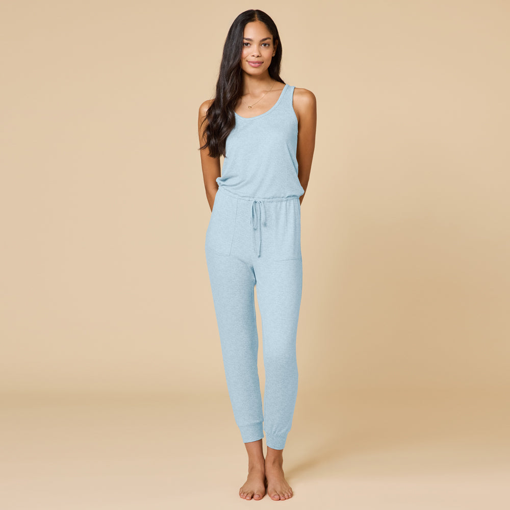 Dream Scoop Neck Jogger Jumpsuit Surf