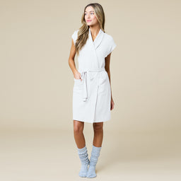 Rib Dream 35" Cap Sleeve Robe Rib Dream 35" Cap Sleeve Robe in Cloud