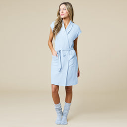Rib Dream 35" Cap Sleeve Robe Rib Dream 35" Cap Sleeve Robe in Surf