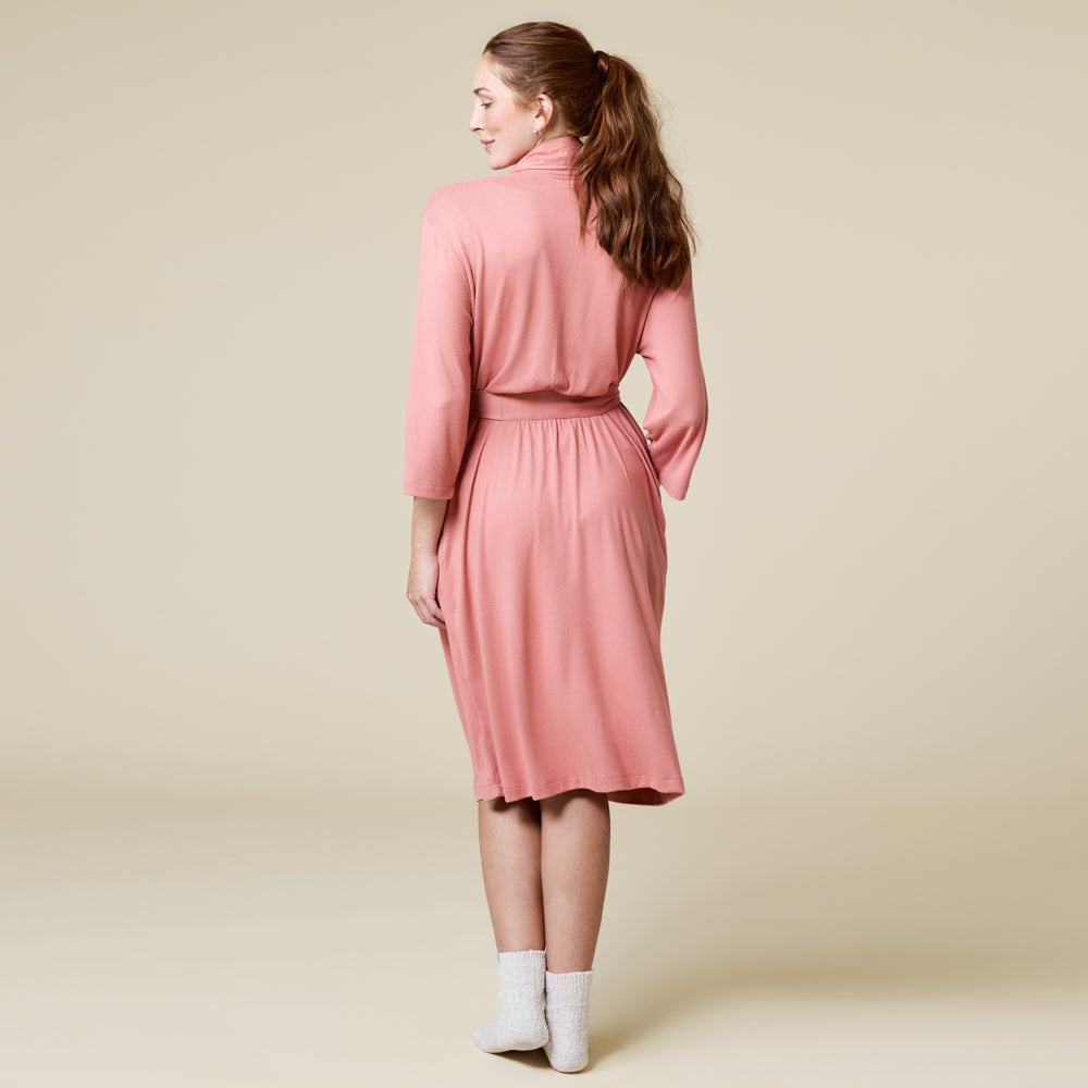 Dream Shawl Collar Robe Copper Rose