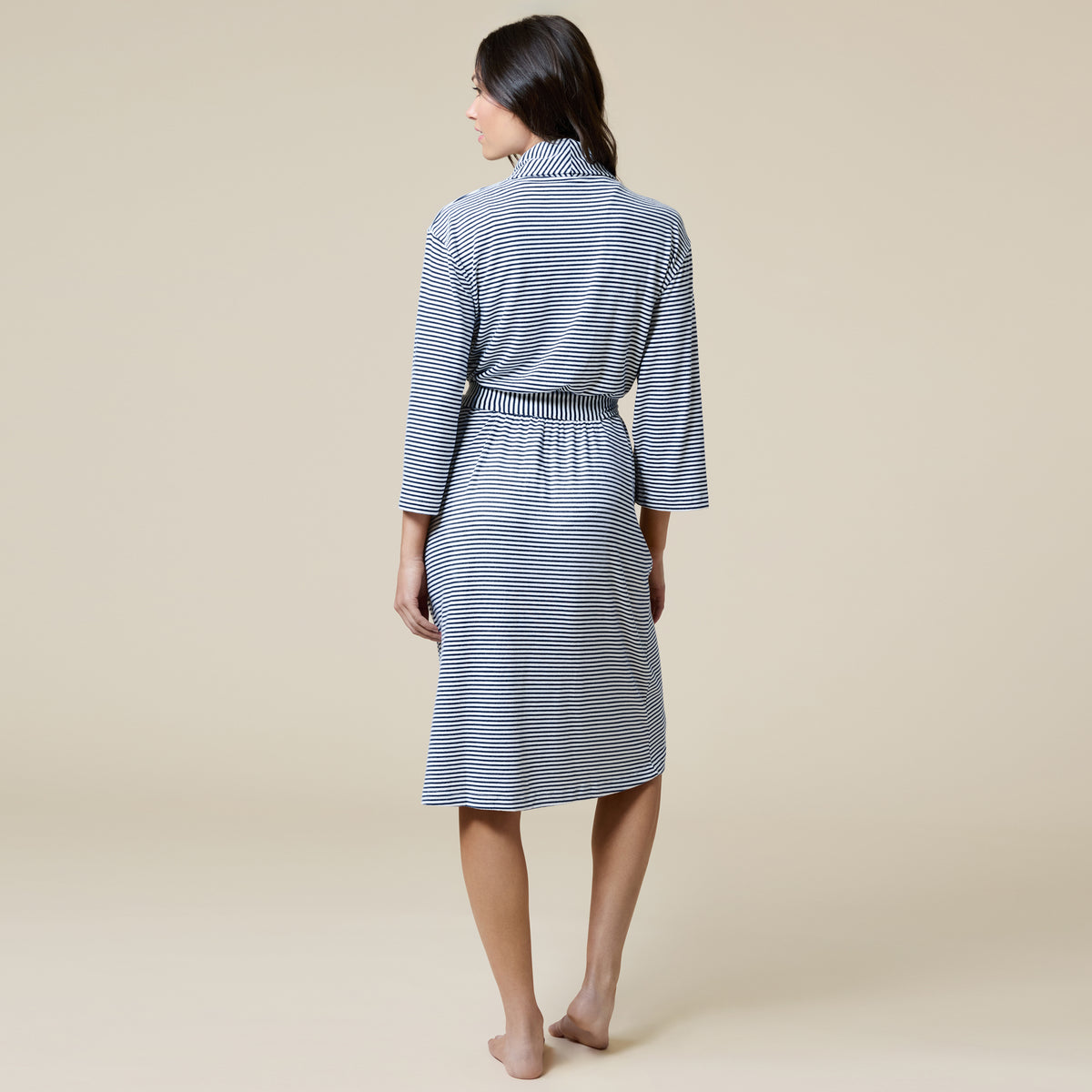 Dream Shawl Collar Robe Dream Shawl Collar Robe in Midnight Stripe
