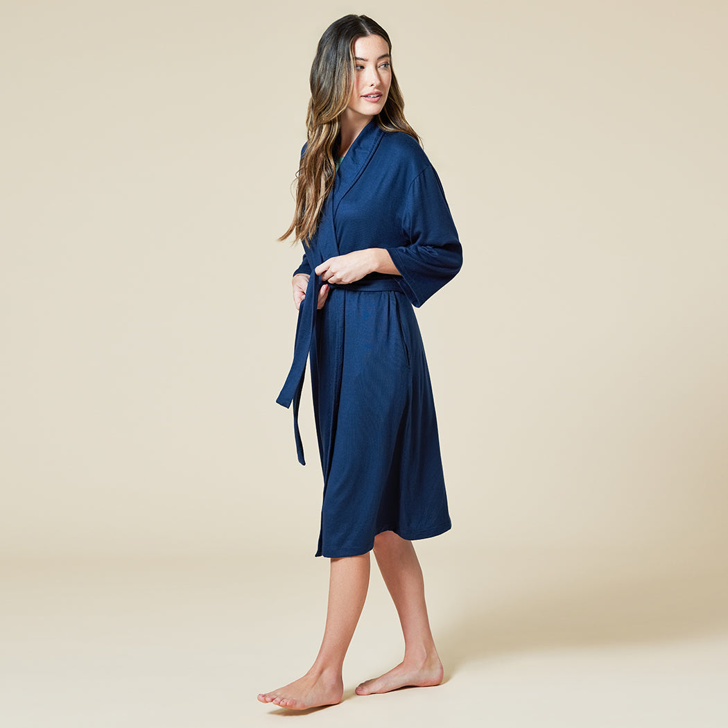 Dream Shawl Collar Robe Dream Shawl Collar Robe in Midnight